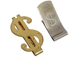 COLLECTION OF VINTAGE AMERICANA MONEY CLIPS