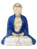 LARGE ANTIQUE 19TH C CHINESE PORCELAIN BUDDHA FIGURE PIC-1