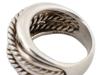 DAVID YURMAN STERLING SILVER CROSSOVER BAND RING PIC-8