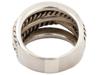 DAVID YURMAN STERLING SILVER CROSSOVER BAND RING PIC-5