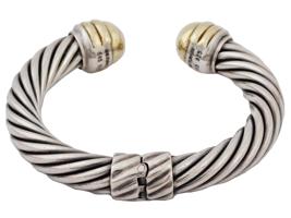 DAVID YURMAN 14K GOLD STERLING SILVER CUFF BRACELET