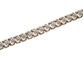 10K GOLD AND DIAMONDS TENNIS BRACELET