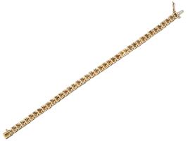 10K GOLD AND DIAMONDS TENNIS BRACELET