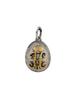 RUSSIAN 88 SILVER NICHOLAS II MONOGRAM EGG PENDANT PIC-3