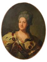 AFTER FYODOR ROKOTOV PORTRAIT OF CATHERINE THE GREAT