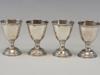 19C ANTIQUE AUSTRIAN SILVER EGG SERVER CUPS SPOONS PIC-3