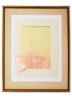 ABSTRACT AMERICAN LITHOGRAPH BY HELEN FRANKENTHALER