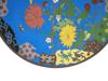 JAPANESE CLOISONNE ENAMEL OVER COPPER PLATE CHARGER PIC-4