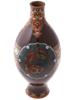 ANTIQUE JAPANESE MEIJI HONDA CLOISONNE ENAMEL VASE PIC-2