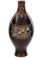 ANTIQUE JAPANESE MEIJI HONDA CLOISONNE ENAMEL VASE