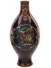 ANTIQUE JAPANESE MEIJI HONDA CLOISONNE ENAMEL VASE PIC-0