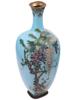 HIGH QUALITY JAPANESE MEIJI CLOISONNE ENAMEL VASE PIC-1