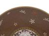 JAPANESE GOLDSTONE CLOISONNE ENAMEL PLATE CHARGER PIC-3