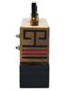 VINTAGE ART DECO CUBIST TRAVEL CLOCK CARTIER 1988 PIC-2