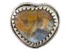 ANTIQUE VICTORIAN SILVER BROWN ONYX INTAGLIO RING PIC-1