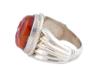 ANTIQUE VICTORIAN SILVER CARNELIAN INTAGLIO RING PIC-5