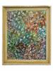 MID CENTURY ABSTRACT OIL PAINTING FRAMED PIC-0