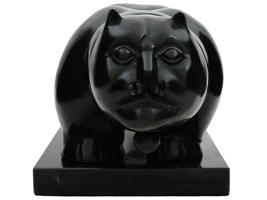 BRONZE SCULPTURE OF A CAT BY FERNANDO BOTERO