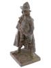 ANTIQUE ROBERT DELANDRE FRENCH BRONZE SCULPTURE PIC-0