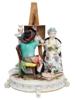 ANTIQUE GERMAN RICHARD ECKERT PORCELAIN FIGURAL GROUP PIC-2