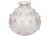 FOUGERES FROSTED GLASS VASE BY RENE LALIQUE FRANCE PIC-0