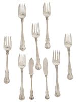 TIFFANY AND CO STERLING SILVER FLATWARE SET