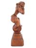 GIRL ON WHEEL WOODEN SCULPTURE BY CHAIM GROSS PIC-3