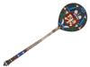 IMPERIAL RUSSIAN SILVER AND CLOISONNE ENAMEL SPOON PIC-0