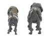 PAIR OF VINTAGE BRONZE POODLE DOG SCULPTURES PIC-5