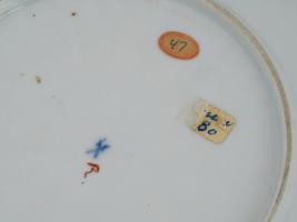 TRIO OF VINTAGE PORCELAIN PLATES WITH FLORAL DESIGNS