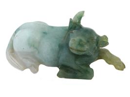 VINTAGE CARVED STONE ANIMAL FIGURINE COLLECTION