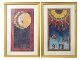 HELEN PENTON-VOAK LIMITED ED PRINTS LUNE AND SOLEIL