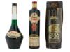 COLLECTION OF ALCOHOL DRINKS IN VINTAGE BOTTLES PIC-0