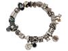 PANDORA BRACELET W SILVER AND GOLD BRAND CHARMS PIC-2