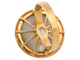 VINTAGE 14K GOLD RING WITH A PEARL