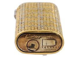 CARTIER DIAMONDS 18K GOLD BICOLOR POCKET LIGHTER