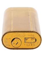 LE MUST DE CARTIER GOLD PLATED POCKET LIGHTER