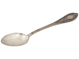 RUSSIAN SOVIET 875 SILVER SPOONS AND FORKS