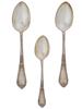 TRIO OF RUSSIAN 84 SILVER SPOONS PIC-1