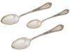 TRIO OF RUSSIAN 84 SILVER SPOONS PIC-0