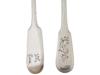 RUSSIAN SILVER TEA SPOONS WITH ENGRAVED MONOGRAMS PIC-4