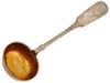 IMPERIAL RUSSIAN GILT SILVER SERVING SPOON PIC-2