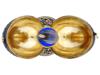 RUSSIAN GILT SILVER ENAMEL ROCK CRYSTAL EGG CASKET PIC-7