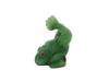 RUSSIAN CARVED JADE GEMSTONE FIGURINE OF A FROG PIC-2