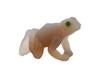 RUSSIAN CARVED AGATE GEMSTONE FIGURINE OF A FROG PIC-0