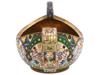 LARGE RUSSIAN SILVER GILT CLOISONNE ENAMEL KOVSH PIC-4