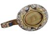 LARGE RUSSIAN SILVER GILT CLOISONNE ENAMEL KOVSH PIC-6