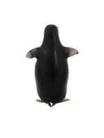 RUSSIAN CARVED JADE SILVER GEMSTONE PENGUIN FIGURINE