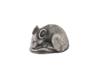 RUSSIAN SILVER FIGURINE OF A MOUSE WITH AMETHYST EYES PIC-0