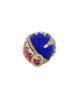 RUSSIAN SILVER ENAMEL EGG PENDANT WITH IMPERIAL EAGLE PIC-3